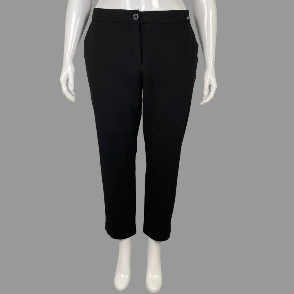 Badgley Mischka Black Dress Pants - Plus Size 18